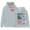 RVFV Eltiburón New Album 2024 Pullover Hooded Men's Retro High Quality Fashion Sweatshirt Man Hip-hop Oversized Hoody Streetwear 4