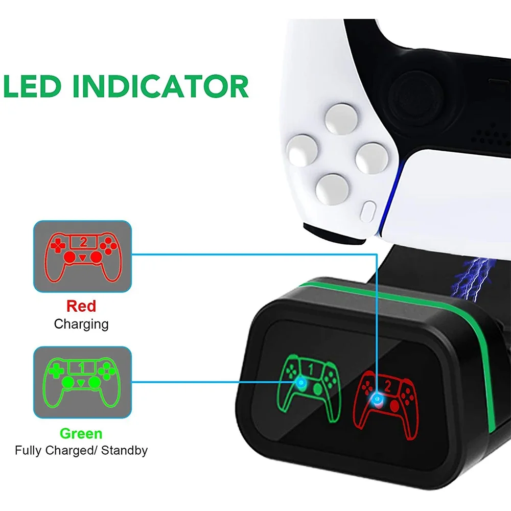 Dual Dock Charging Station for Xbox Series X/S/ PS5 Nintendo Switch Controller Charger Stand Holder controller charger dock,controller charger,controller charging base