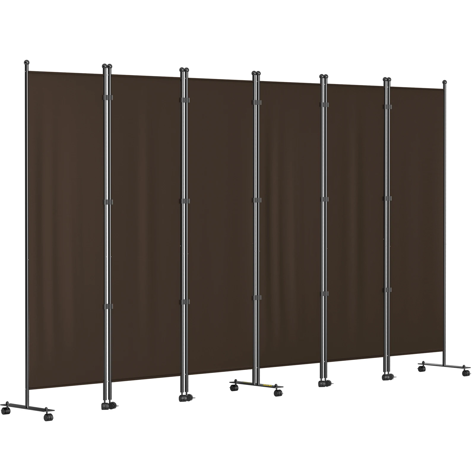 Vevor 6 Panel Room Divider 6 Ft Freestanding & Folding Privacy Screen W