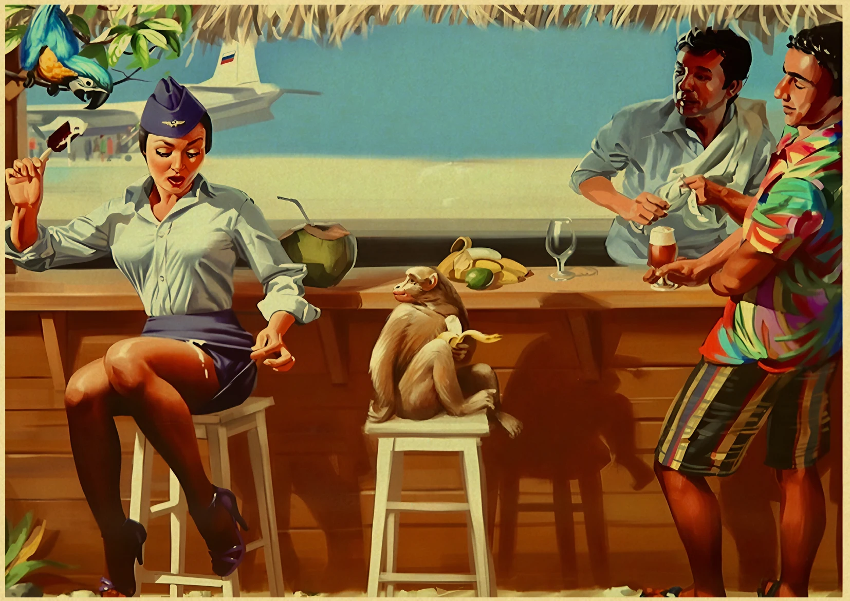 Vintage Stalin Ussr Cccp Poster Poster Aesthetic Prints And Posters Wall Art Retro Painting Home Room Cafe Club Dorm Wall Decor Peckshirt