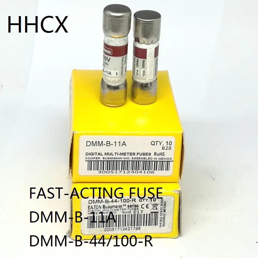 1pair Ceramics FAST-ACTING FUSE DMM-B-11A + DMM-B-44/100-R 1000VAC/DC 1A+0.44A FOR FLUKE MULTIMETER