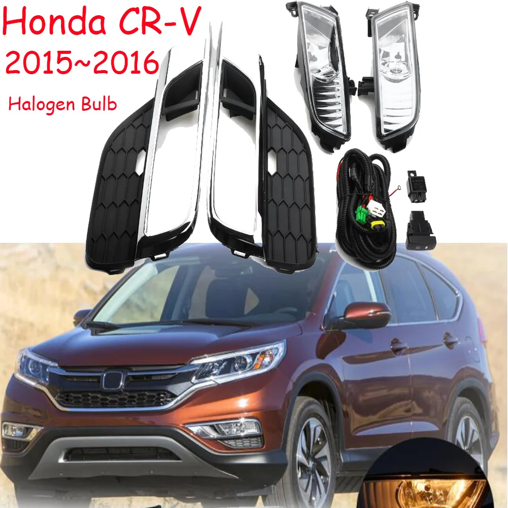 

Car bumper headlight for Honda CR-V CRV fog light 2015 2016y halogen bulb 4300K Wire of hanress Headlamp for CRV CR-V fog lamp