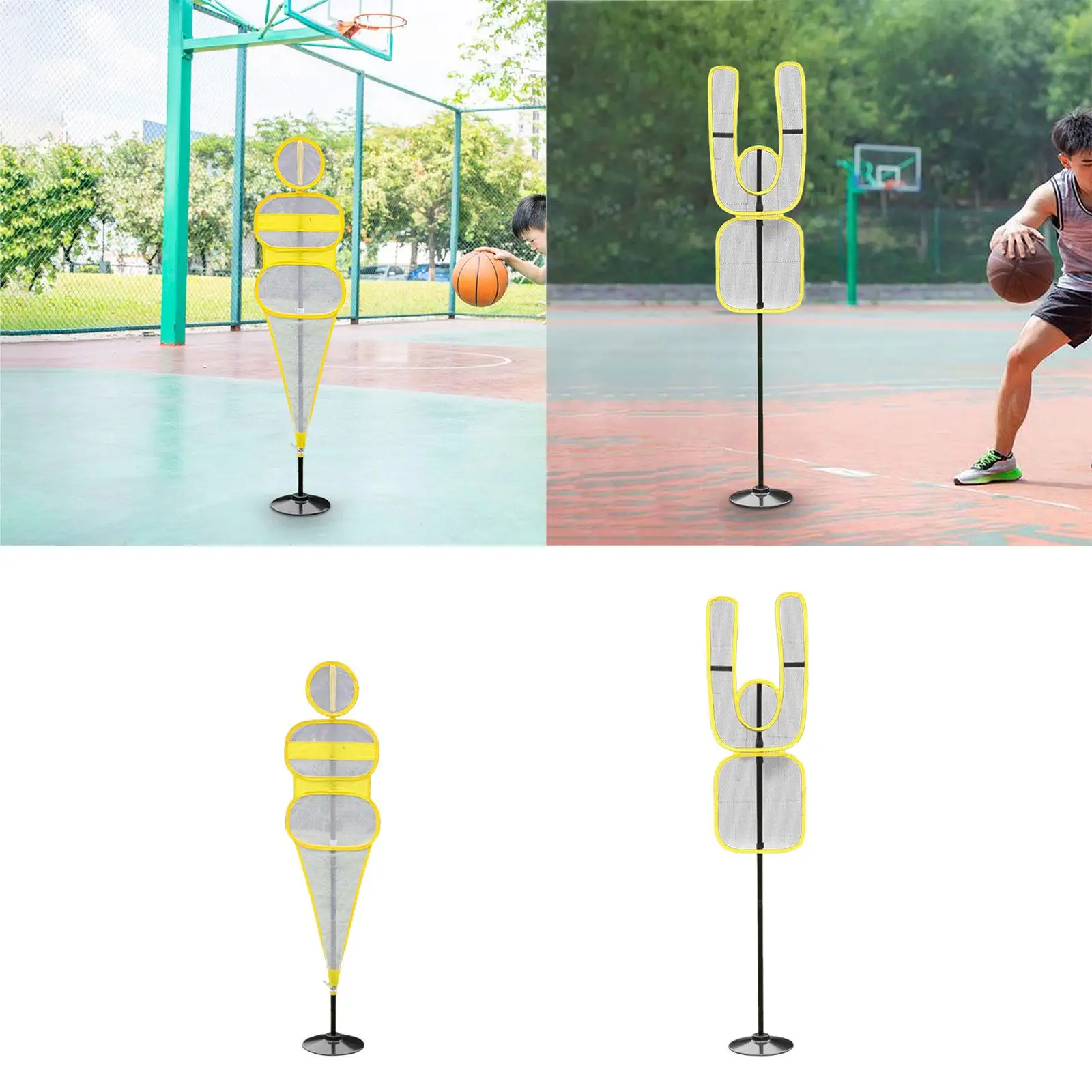 Basketball Training Equipment Dummy Defender Auxiliary Tool Obstacle for Soccer Football Volleyball Basketball Jumpshots