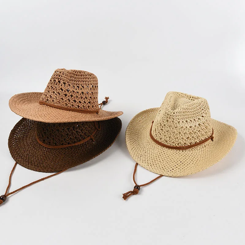 Summer Accessories Cowboy Hats Straw Cowboy Hat Summer Men Jazz