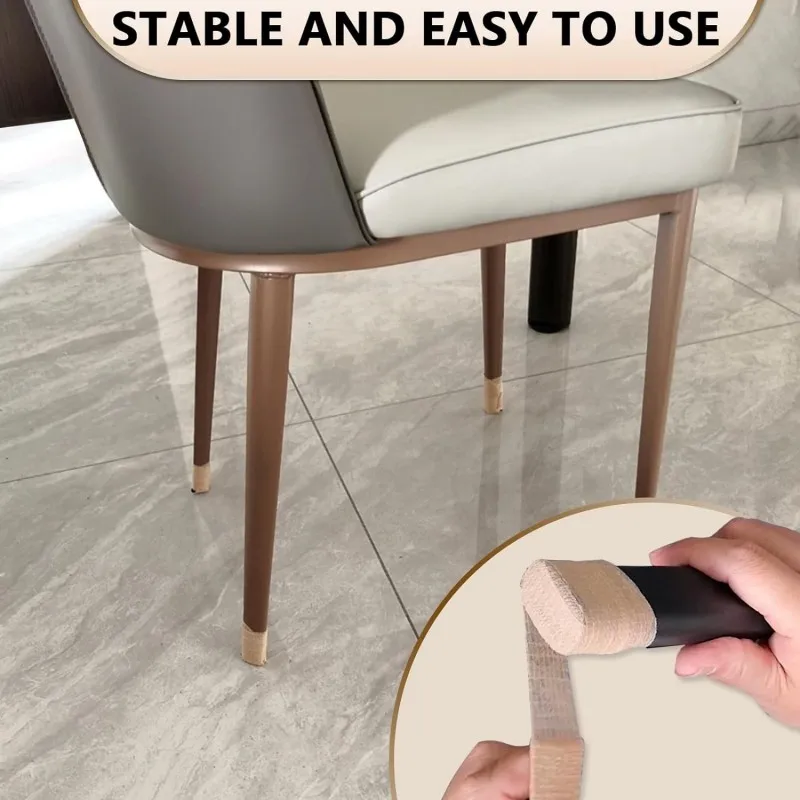 Chair leg protector furniture leg pads 5-1PC for hardwood floors desk chair legs non-slip