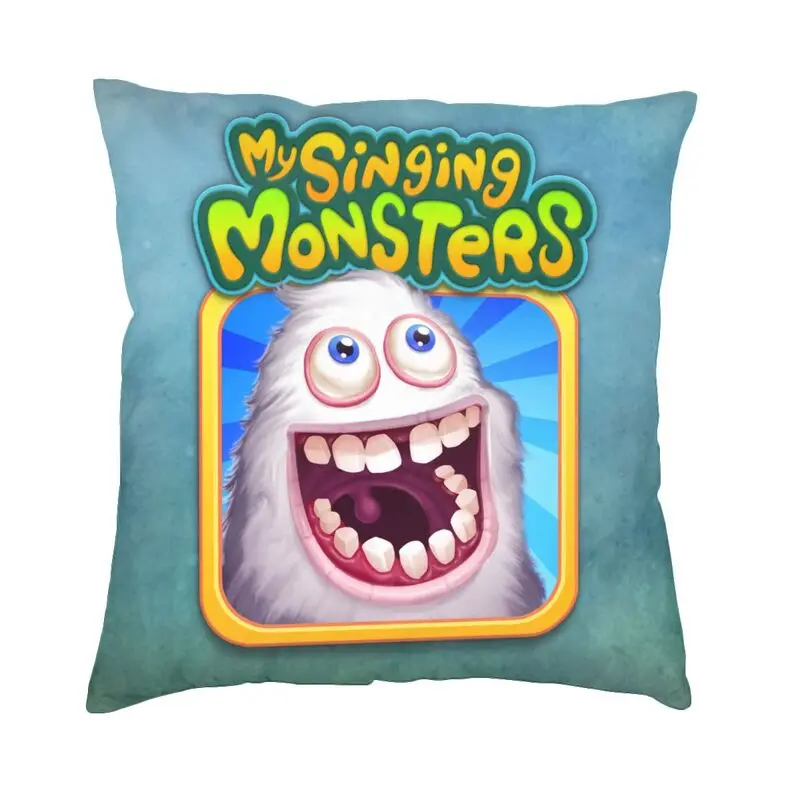 My Singing Monsters Fodere Per Cuscini Decorazione Cartoon Anime Game Cuscini Cover Square Federa Stampa Fronte-Retro