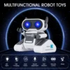 Robot Toys Kids Remote Control Toys with Music RC Early Education Gesture Sensing DIY Music Dance LED Eyes Boys Girls Gifts 3