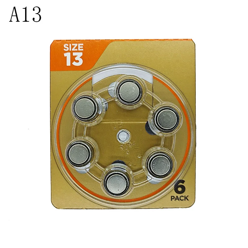 A13 Hearing Aid Batteries 13 PR48 S13A Zinc Air Battery 1.45V 60PCS/LOT