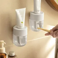 Toothpaste Squeezer Wall-mounted No-punch Quantitative Extrusion Labor-saving Detachable Easy To Clean 1