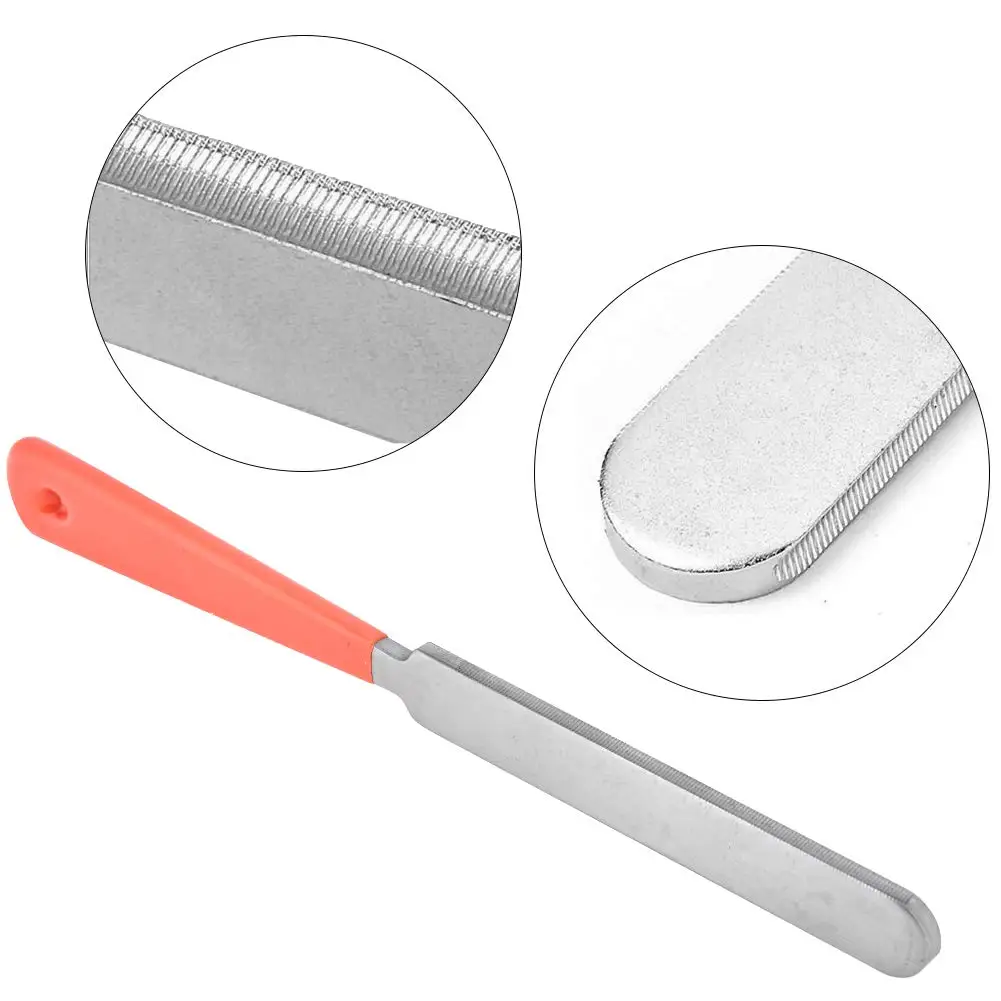 Miwayer Fret Crowning File, outil de dressage de frettes de guitare, lime Luthier en acier inoxydable pour guitares électriques/acoustiques, mandoline basse