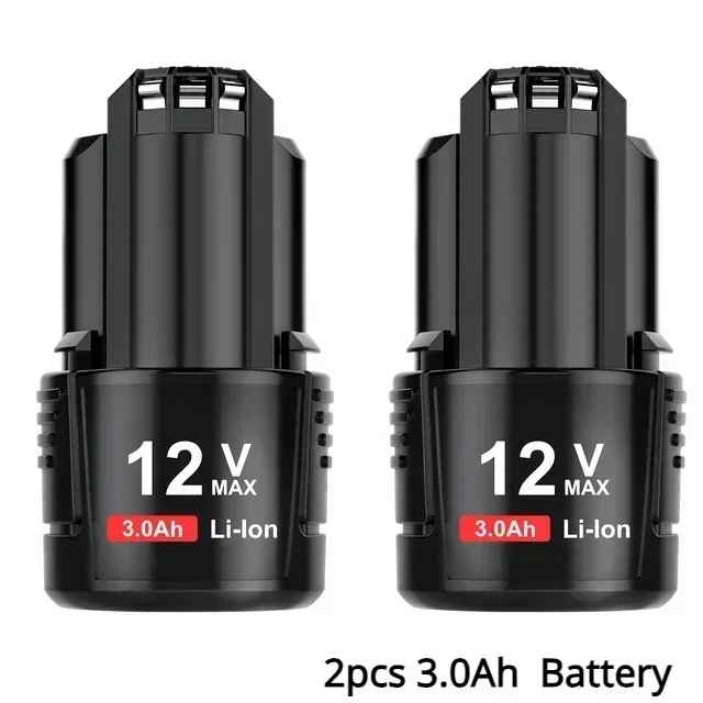 2pcs 3000mAh
