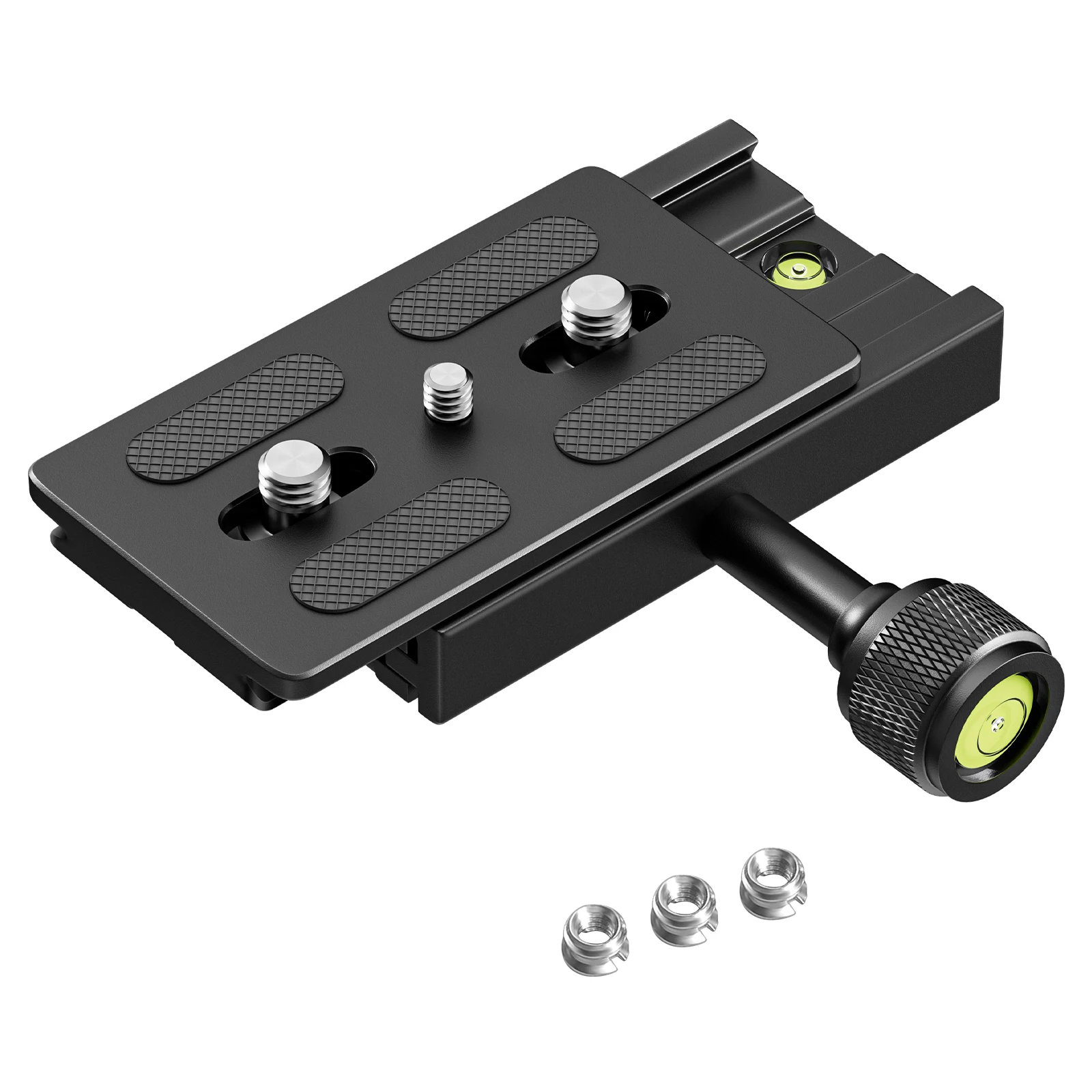 Quick Release Plate with Clamp Adapter Set QR Plate with Clamp Bubble Level For