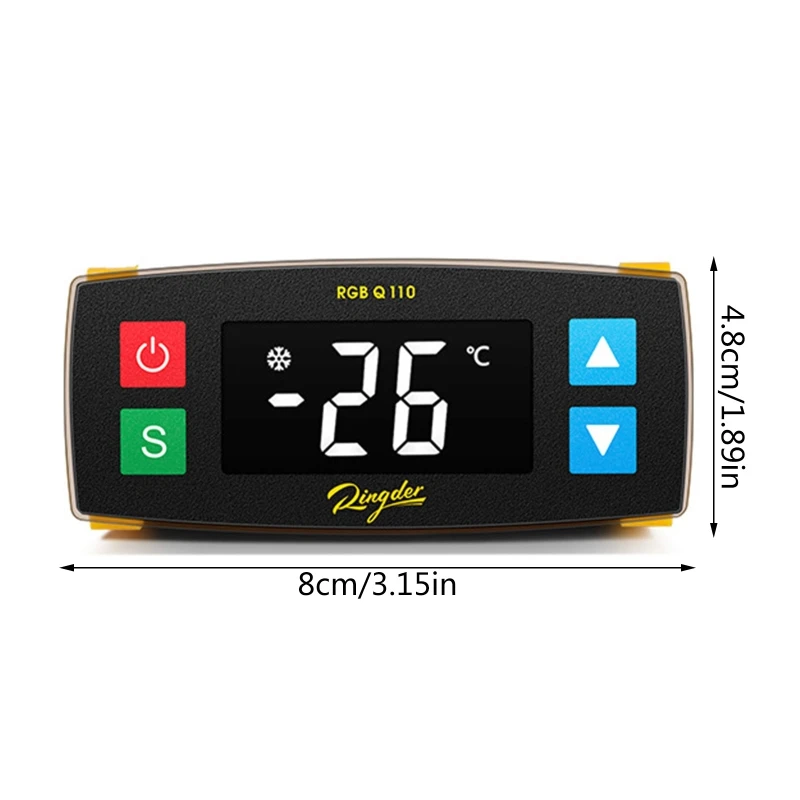 

Digital Temperature Controllers LED Thermostat Control Freezer Thermostat 220V -50 to 99℃ Thermostat Dropship