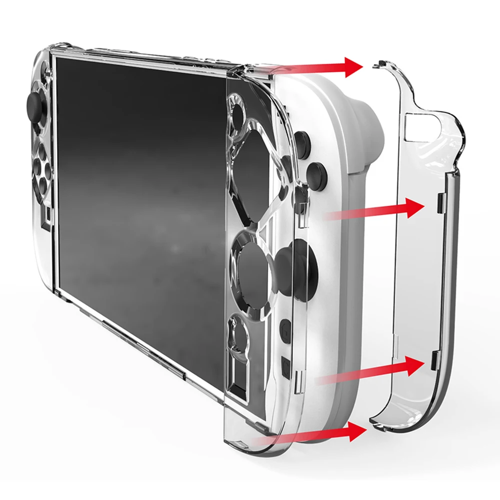 For NS 2 Transparent Protective Case Anti-Scratch PC Hard Shell Skin Case Cover for Nintendo Switch 2 Gaming Console Accessories