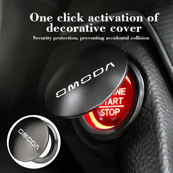 Accessori Decorativi Protettivi per Pulsante di Avvio Auto a un Tocco per Chery Omoda 5 C5 E5 C9 9 EV PHEV 2025