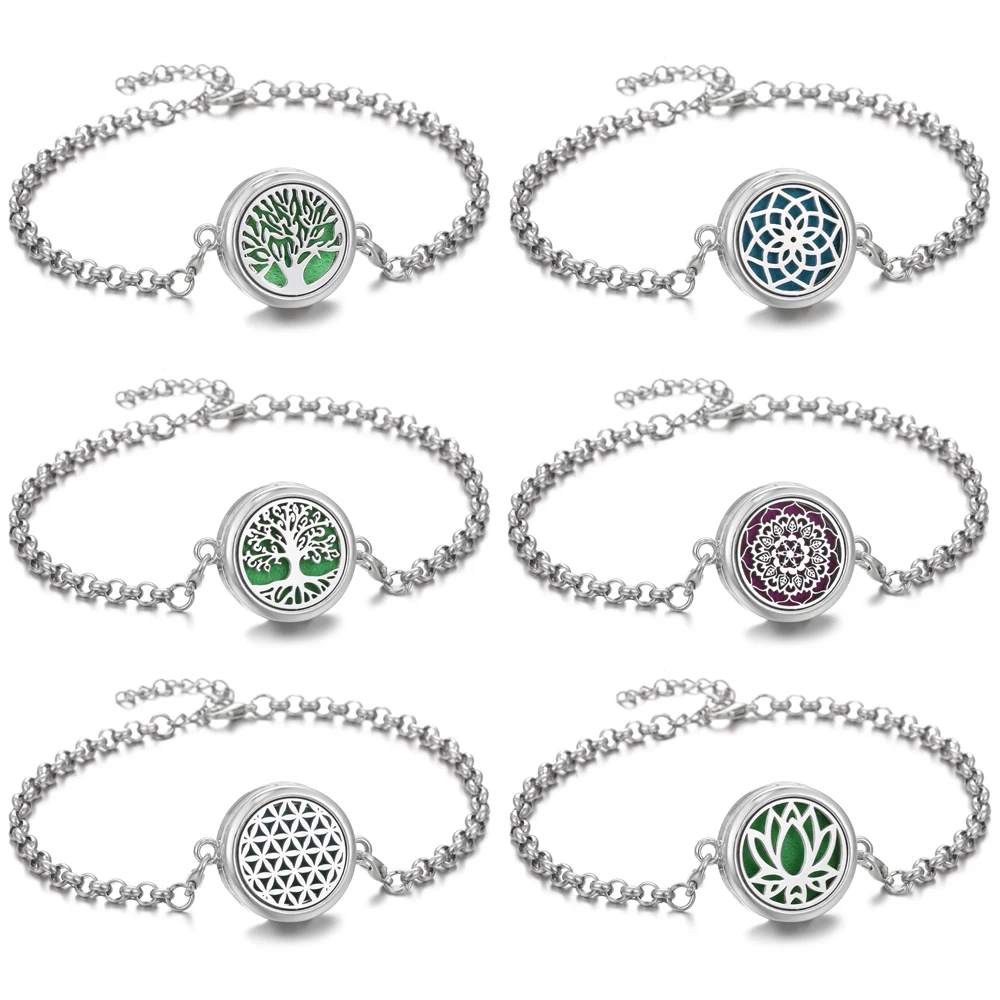 Essential Oil Diffuser Locket Bracelet Essential Oil Bracelets