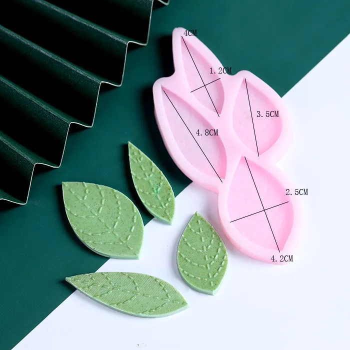 Leaf Stump Silicone Mold – Fondant, Cookie, Cake, Chocolate Mould, DIY Cake Decorating ... - SKU NSBM1157 - UGI Packaging