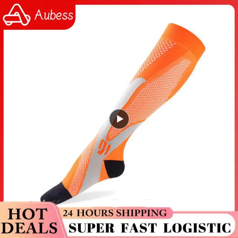 

1PCS Running Men Women Compression Socks For Football Anti Fatigue Pain Relief 20-30 Mmhg Black Compression Socks Fit For Sport