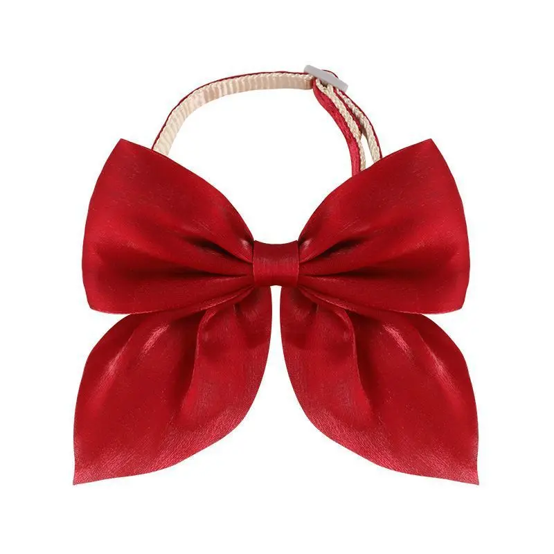 Kedi tasması ayarlanabilir evcil hayvan papyonu tasmaları küçük kediler köpekler için moda süslü yavru kedi kravat tokalı kolye evcil hayvan aksesuarları