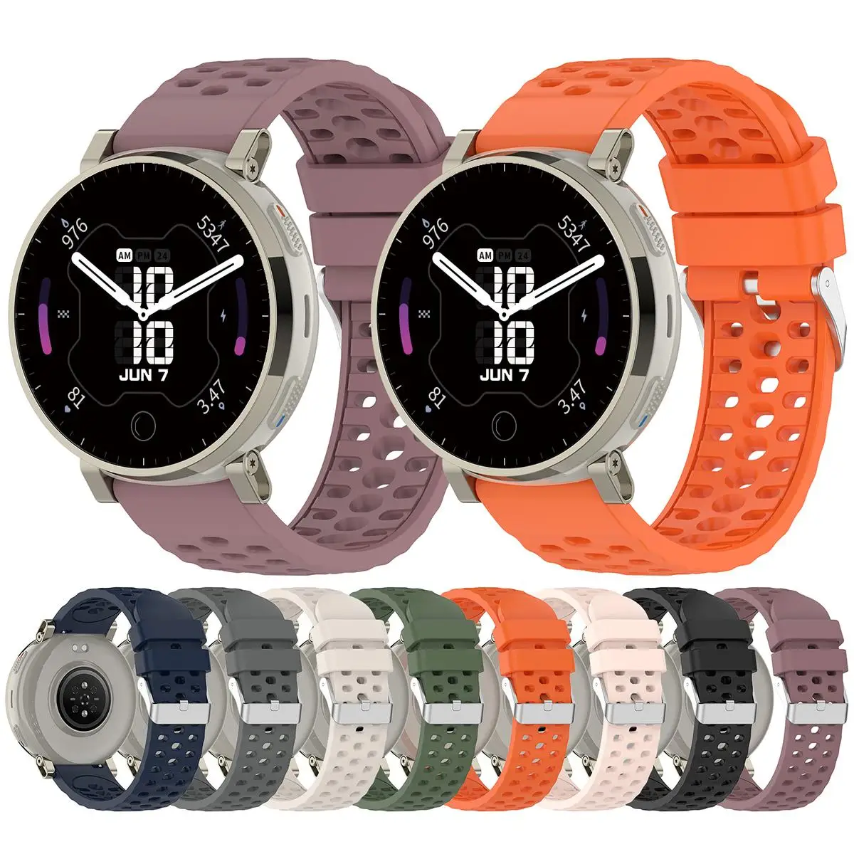 Premium 20mm Silicone Watchband - Enhanced Comfort Bracelet Strap