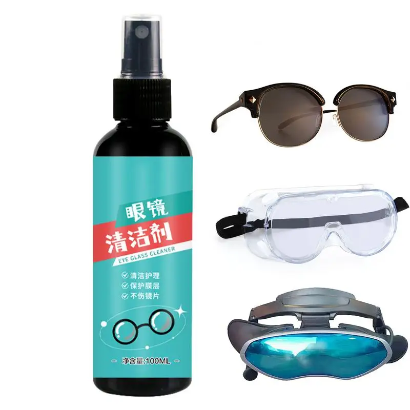 

Lens Cleaner Spray 100ml Multifunctional Screen Dust Remover Goggles Cleaning Spray Eyewear Stain Remover Lens Care For Students