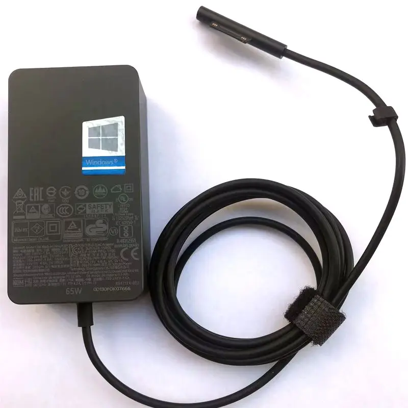 65W 15V 4A for Microsoft Surface Book Pro 3 Pro 4 5 6 7 Power Adapter 1706 Charger Fast Charge