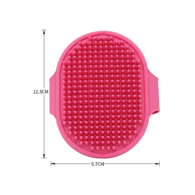 Soft Rubber Dog Brush Comb Cat Bath Brush Rubber Glove Hair Fur Grooming Massage Brush For Dog Cats Pet Bath Supplies 6