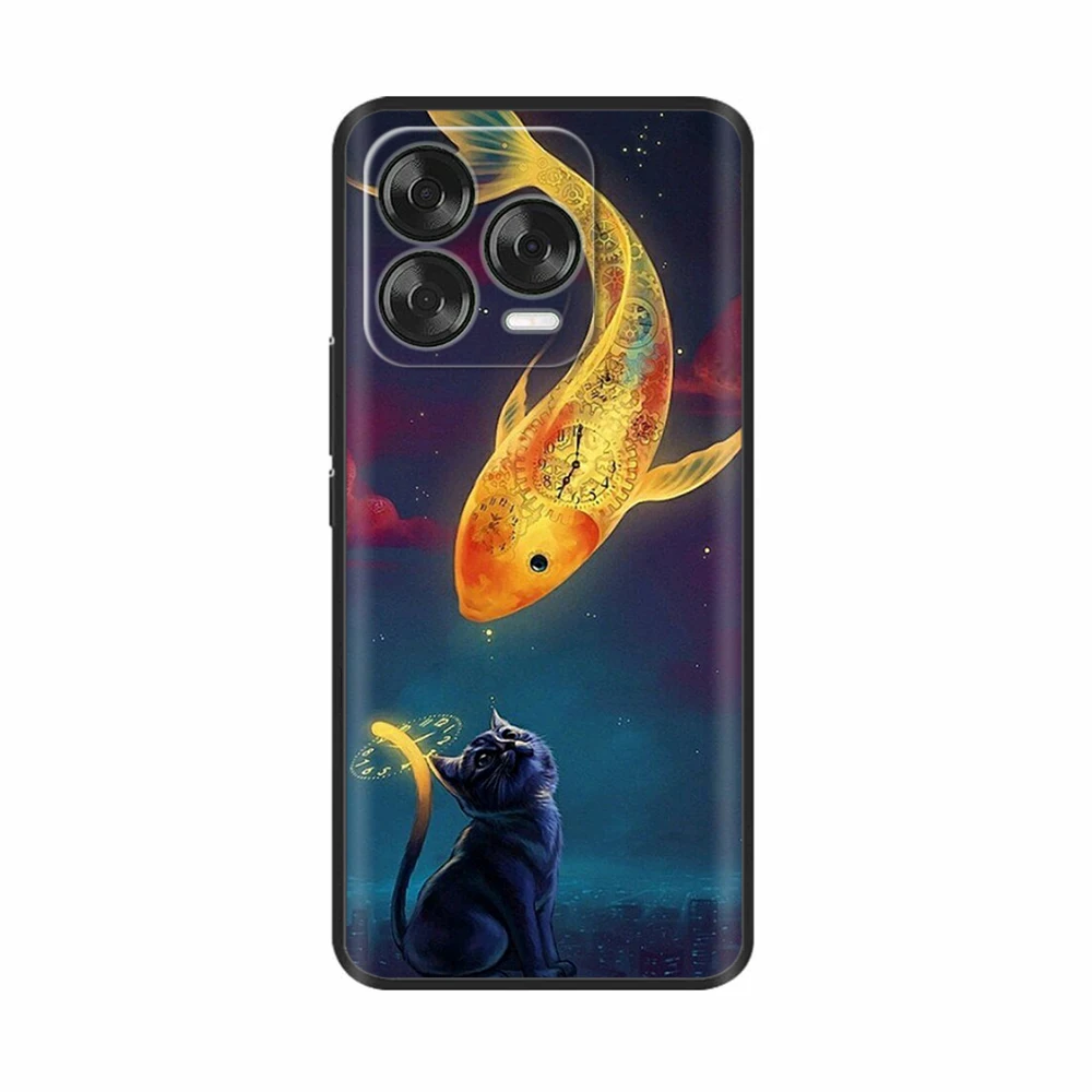 Colorful Flowers Pattern Soft TPU Silicone Phone Case Cover