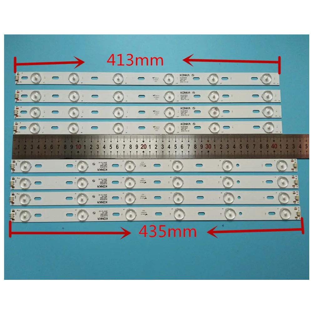 Kit Led Backlight Strip Mais Lâmpada para Supra Stv-lc42t410fl Dns K42a619 Konka 42 tv Kl42gt618 35017849 35017855 35017848 Novo Peças
