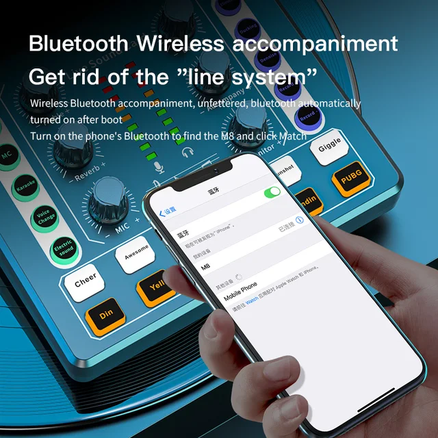 Podcast equipment set, audio interface, with BM-800 condenser microphone, DJ mixer, podcast microphone set for podcast,streaming 5 Podcast equipment set, audio interface, with BM-800 condenser microphone, DJ mixer, podcast microphone set for podcast,streaming 5