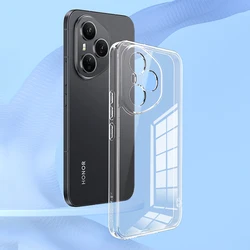 Soft TPU Transparent Phone Case with Clear Lens Protection and Ultra-Thin Design for Honor 400 (Clear)