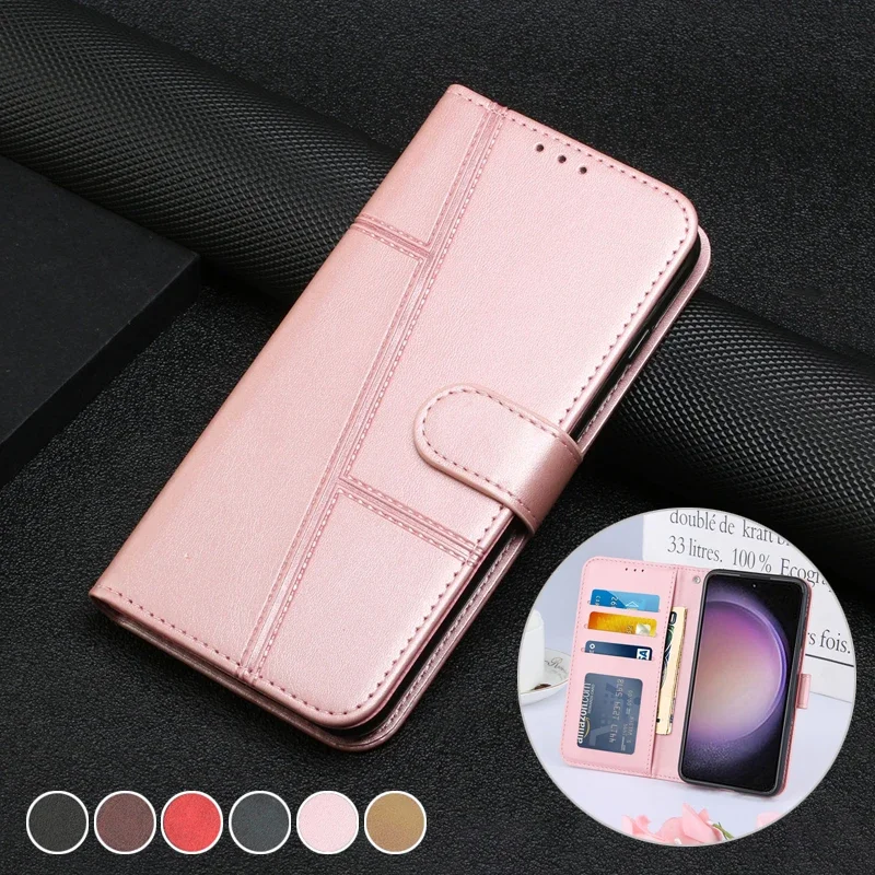 

Wallet Flip Leather Case For Samsung Galaxy S23 Plus S22 Ultra S21 S20 FE Note 20 A71 A54 A53 A52 A51 A34 A33 A15 A14 A12 Cover