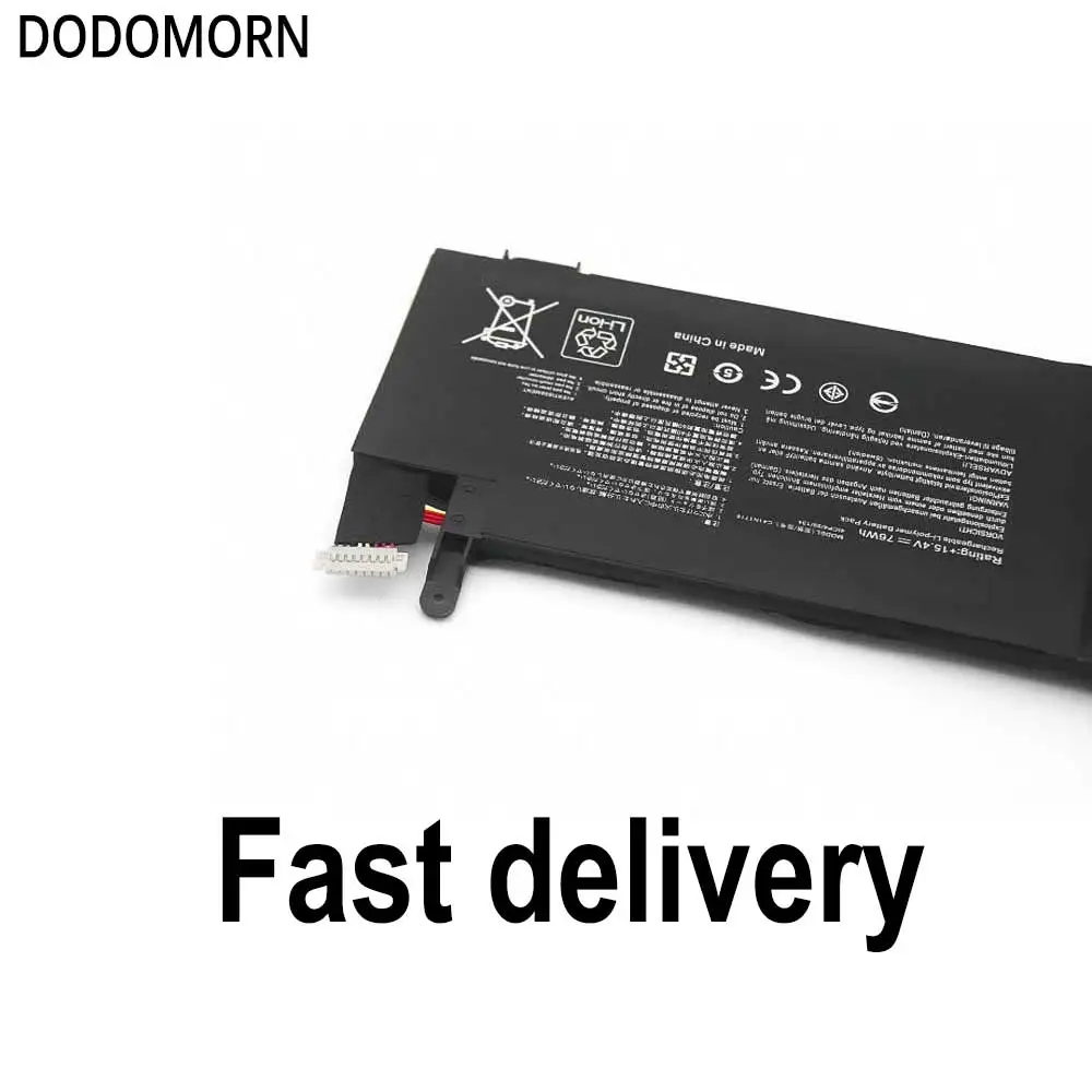 DODOMORN New C41N1716 Battery For ASUS ROG Strix GL703GM GL703GS S7BS S7BS8750 GL703G GL703GM GL703GM-0051A8750H GL703GM-78B06CS