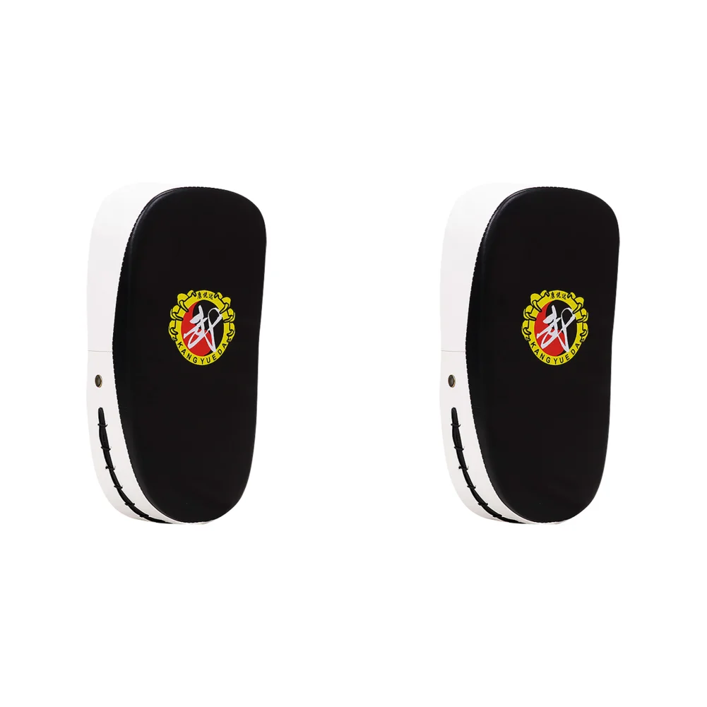 태권도 복싱 타겟 아치형 PU 패드 (무에타이 태권도용) (흰색 검정색)