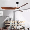 Low Floor Modern Ceiling Fans No Light 42Inches DC Motor Reversible Blades Remote Control Led Fans Lamp With Lights 1