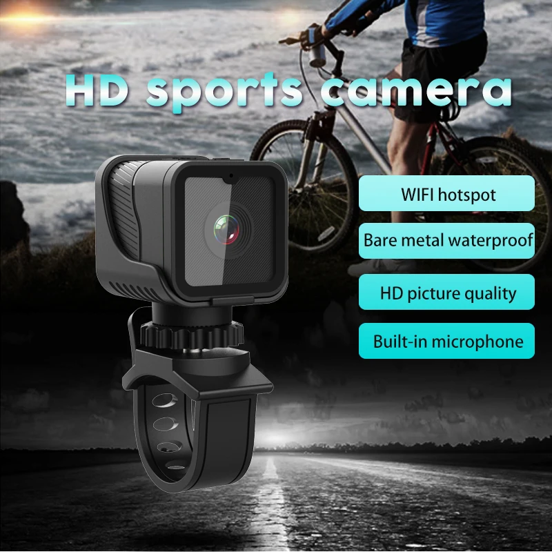 1080p High-Definition Sports Mini Camera With Hotspot WiFi Portable Waterproof Camera Motorcycle And Bicycle Driving Recorder 6