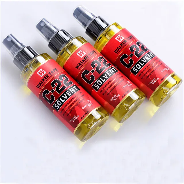 4 FL OZ 118ml Walker Tape C-22 Solvent Remover Great Cleaner For Scalp And Hair Systems Fast Acting on Most Tapes 2