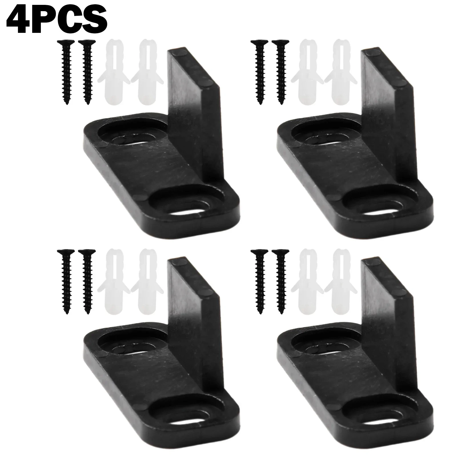 Floor Guide Shock Stoppers 4.5*2cm Adjustable Barn Door Expansion Plugs Home Kit Plastic Sliding Rail