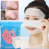 Soft Stretchable Wet Compress Cotton Pad Disposable Makeup Removal Hydration Paper Wet Non-woven Pads Dry Face Cleaning Tissues 5