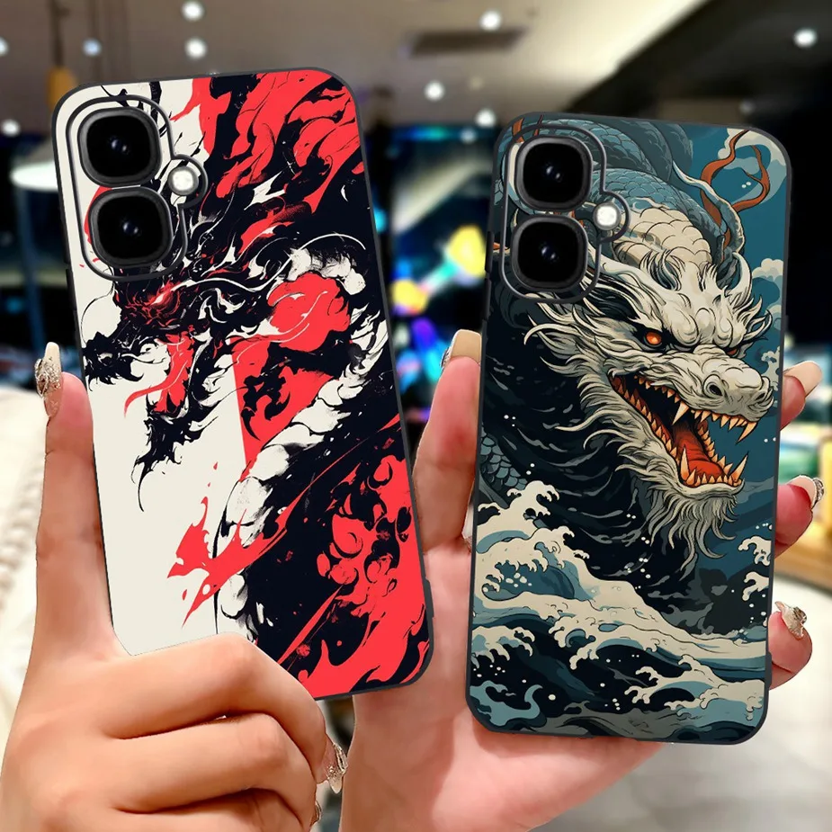 Stylish Painted Soft Silicone Phone Case for Infinix Smart 10 Series
