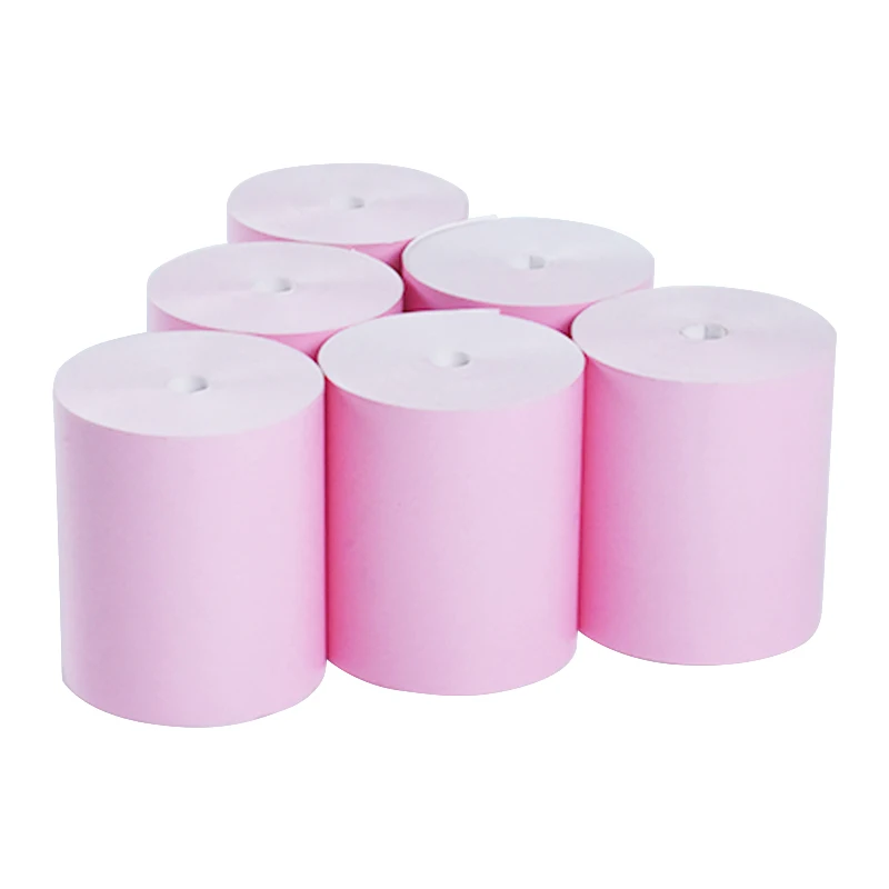 colorful thermal paper 80mm x 80mm coreless mini printing paper roll for mini printer