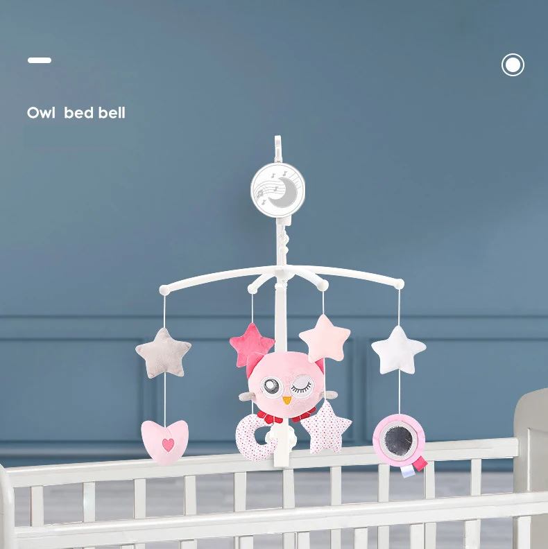 Baby Musical Crib Mobile With Hanging Rotating Toys Infant Bed Decoration Bedside Bell Toy Ringing Toys For Babies Boy And Girl - 2