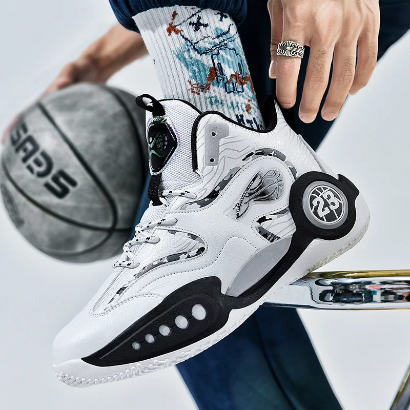 High-end atmosphere, high quality non-slip, shock-proof, comfortable fashion high quality basketball shoes