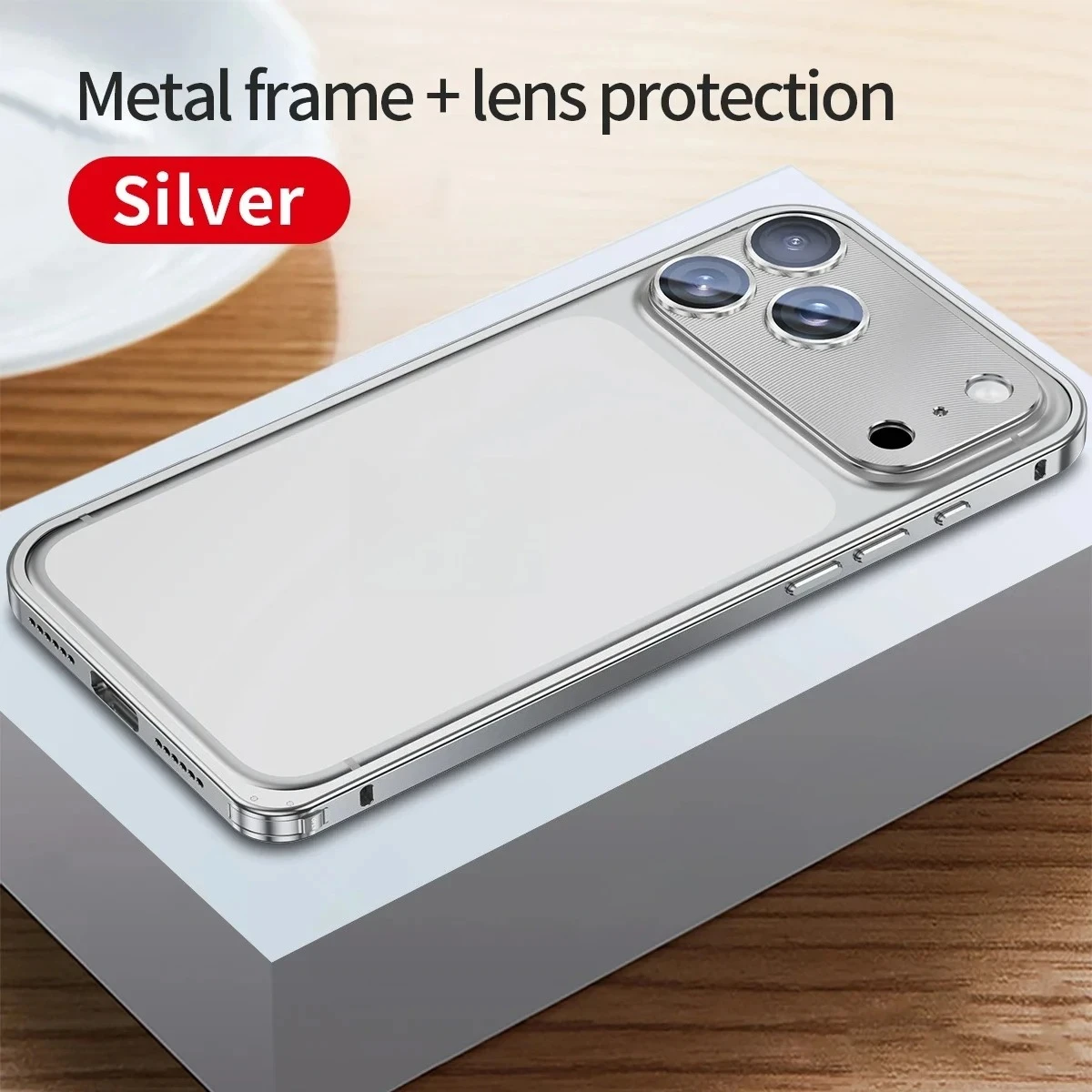 Premium Aluminum Alloy Frame Metal Case with Lens Protection and Heat Dissipation