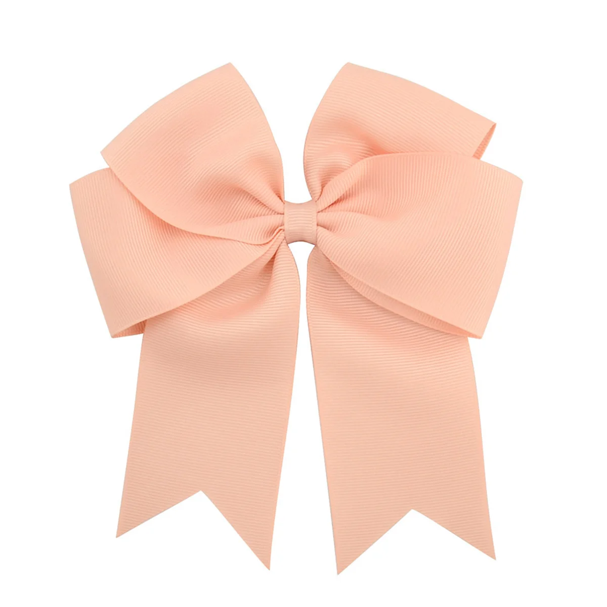 Elegant 6-Inch Colorful Hair Bow Clip