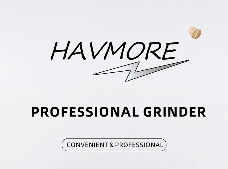 Description Picture 3 of itemHAVMORE New Arrival Smart Option Electrical Coffee Bean Grinder 48mm Integrated CNC Outer Burr for Espresso Coffee Maker
