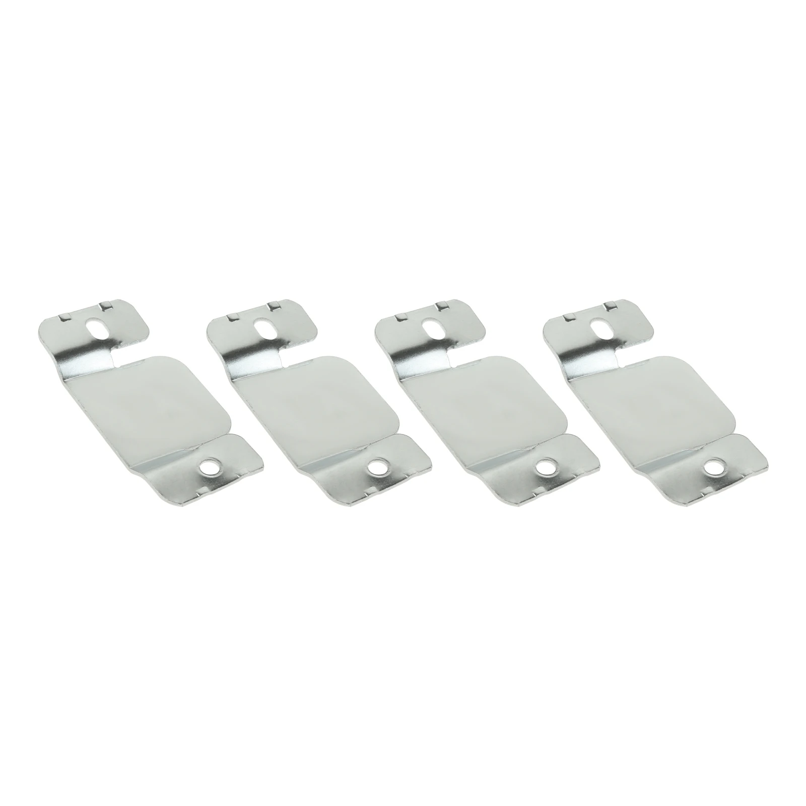 4 Sets Edelstahl Wandhalterungen – 8 Stück Mit Schrauben, Ideal Für Bilder, Spiegel & Mehr