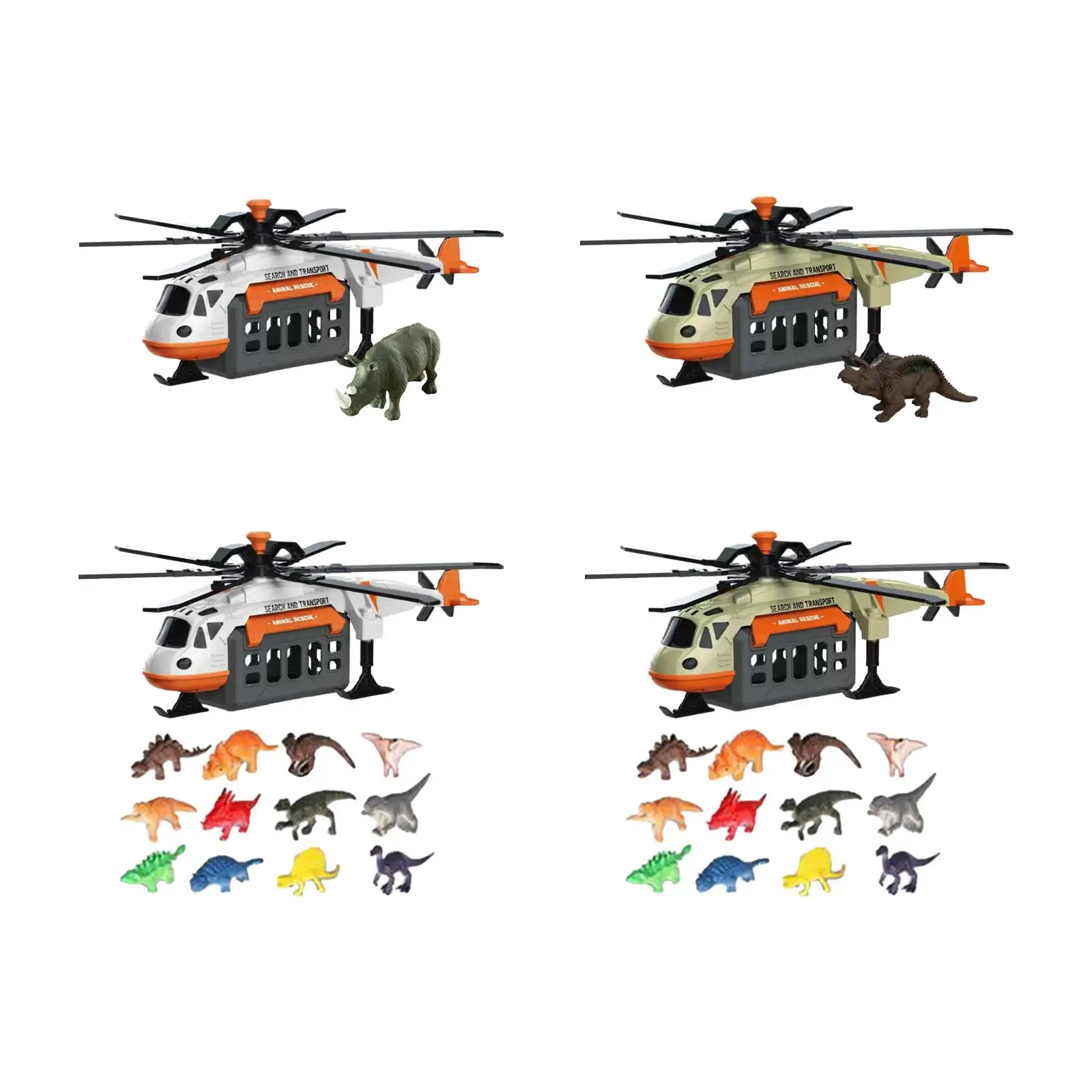 

Rescue Helicopter Toy Helicopter Toys with Light and Music for Kids Toddlers