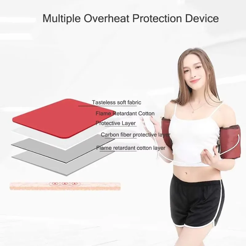 Electric Arm Massager with Vibration Heating Hand Wrist Elbow Joint Pain Device Kneading Massager Household Massage Therapy 220v