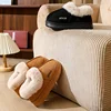 Couple's Luxury Comfortable Warm Fleece Lined Winter Slippers - Elegant, Warm, and Comfortable Thick Sole Indoor 5